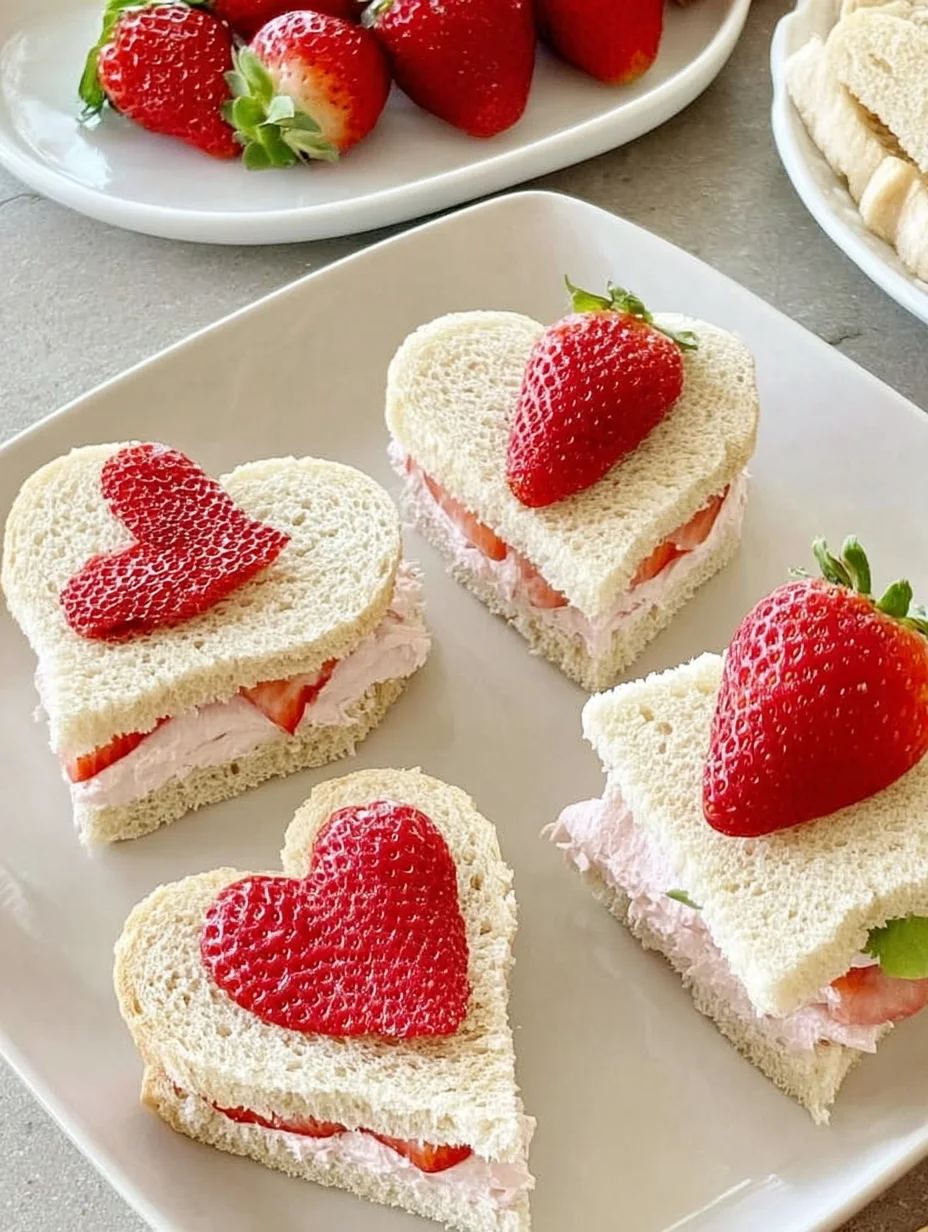 Strawberry Tea Sandwiches