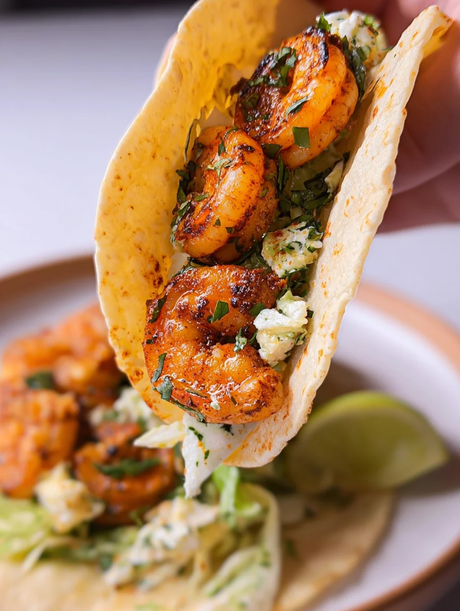 Cilantro Lime Shrimp Tacos