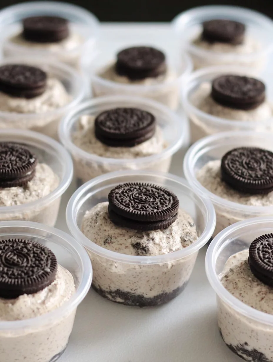 Cookies and Cream Dessert Cups