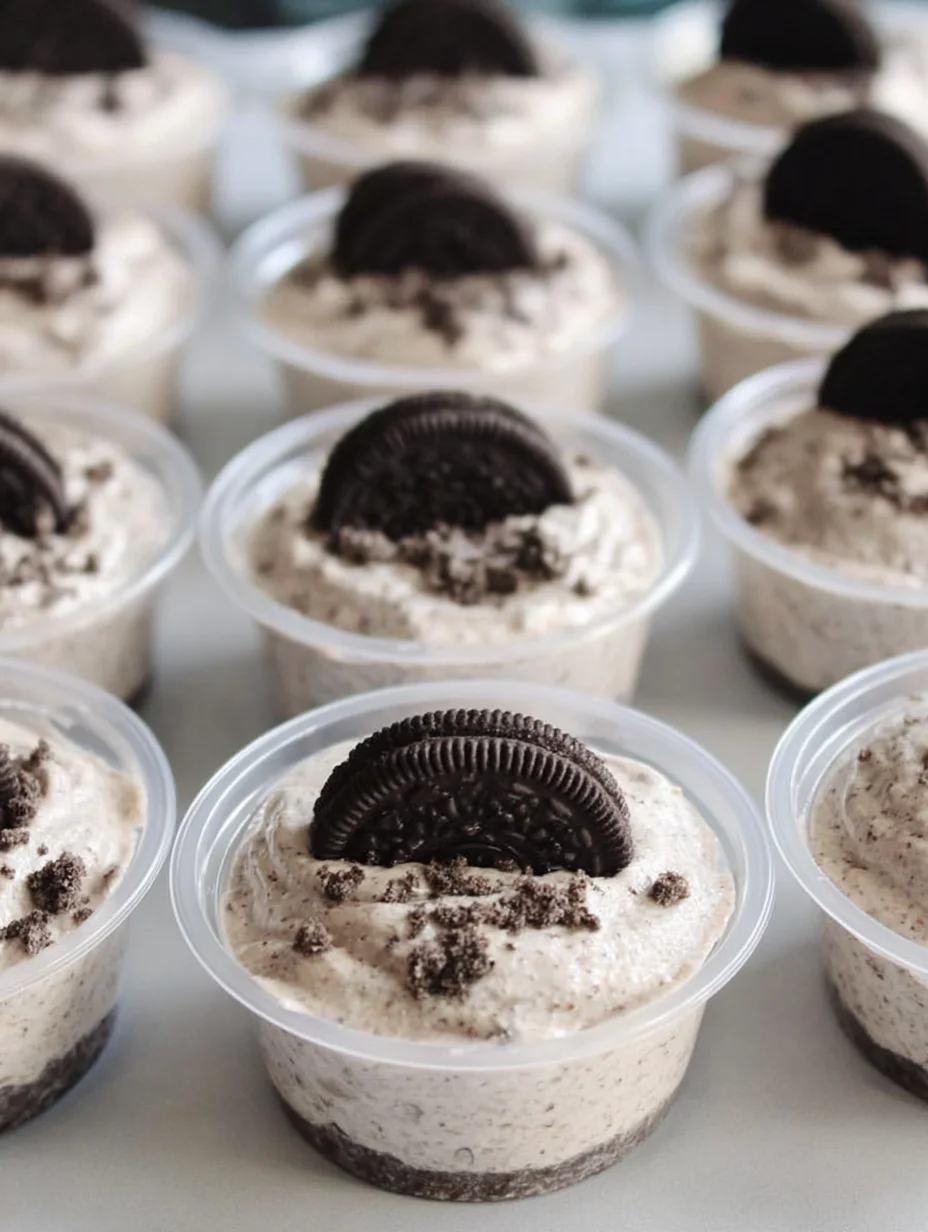 Cookies and Cream Dessert Cups