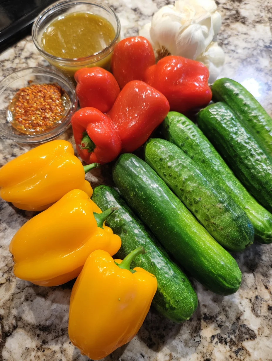 Cucumber Bell Pepper Salad