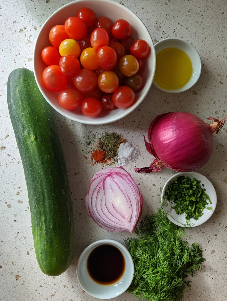 Cucumber Tomato Salad