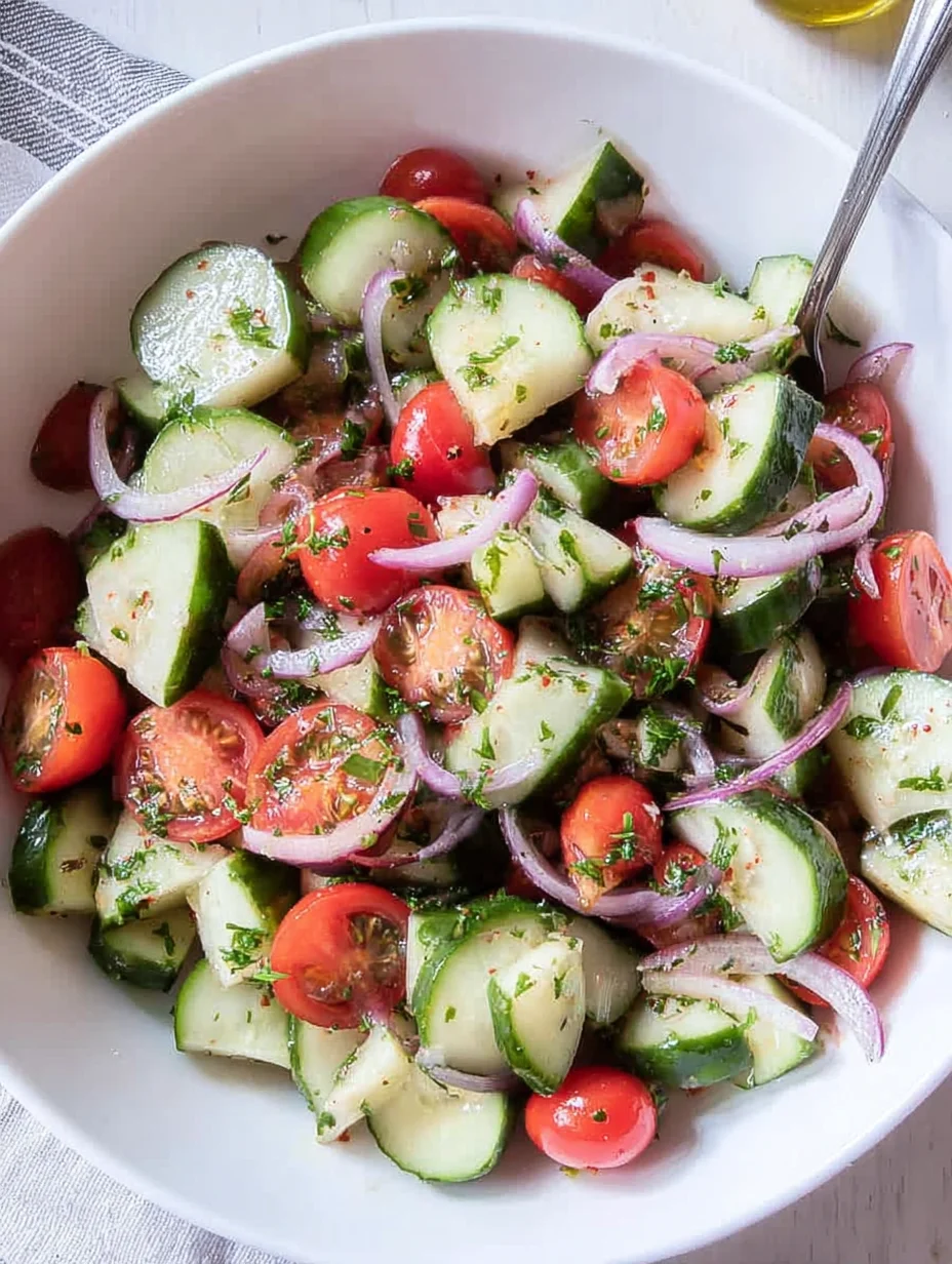 Cucumber Tomato Salad
