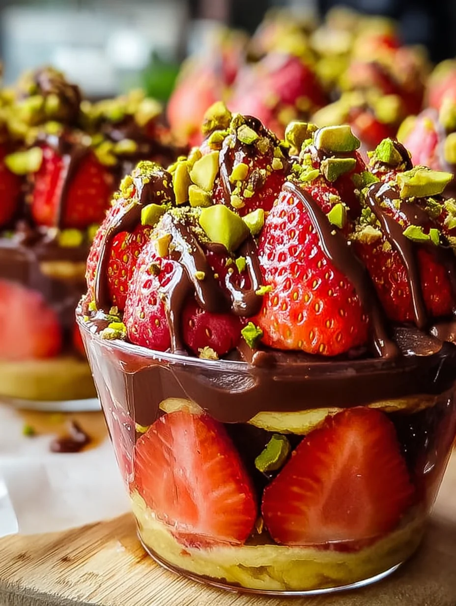 Dubai Chocolate Strawberries