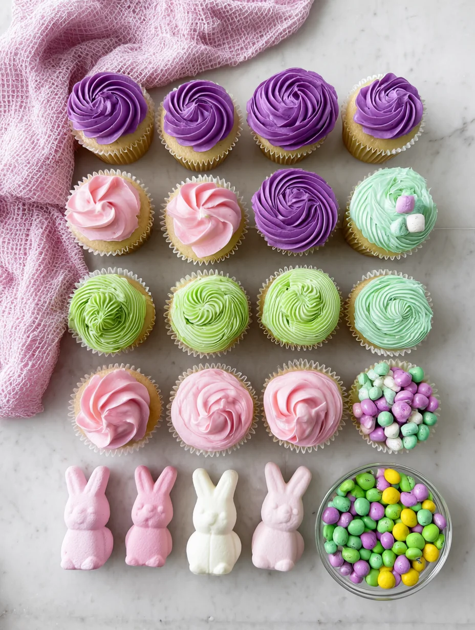 Easter Basket Cupcakes