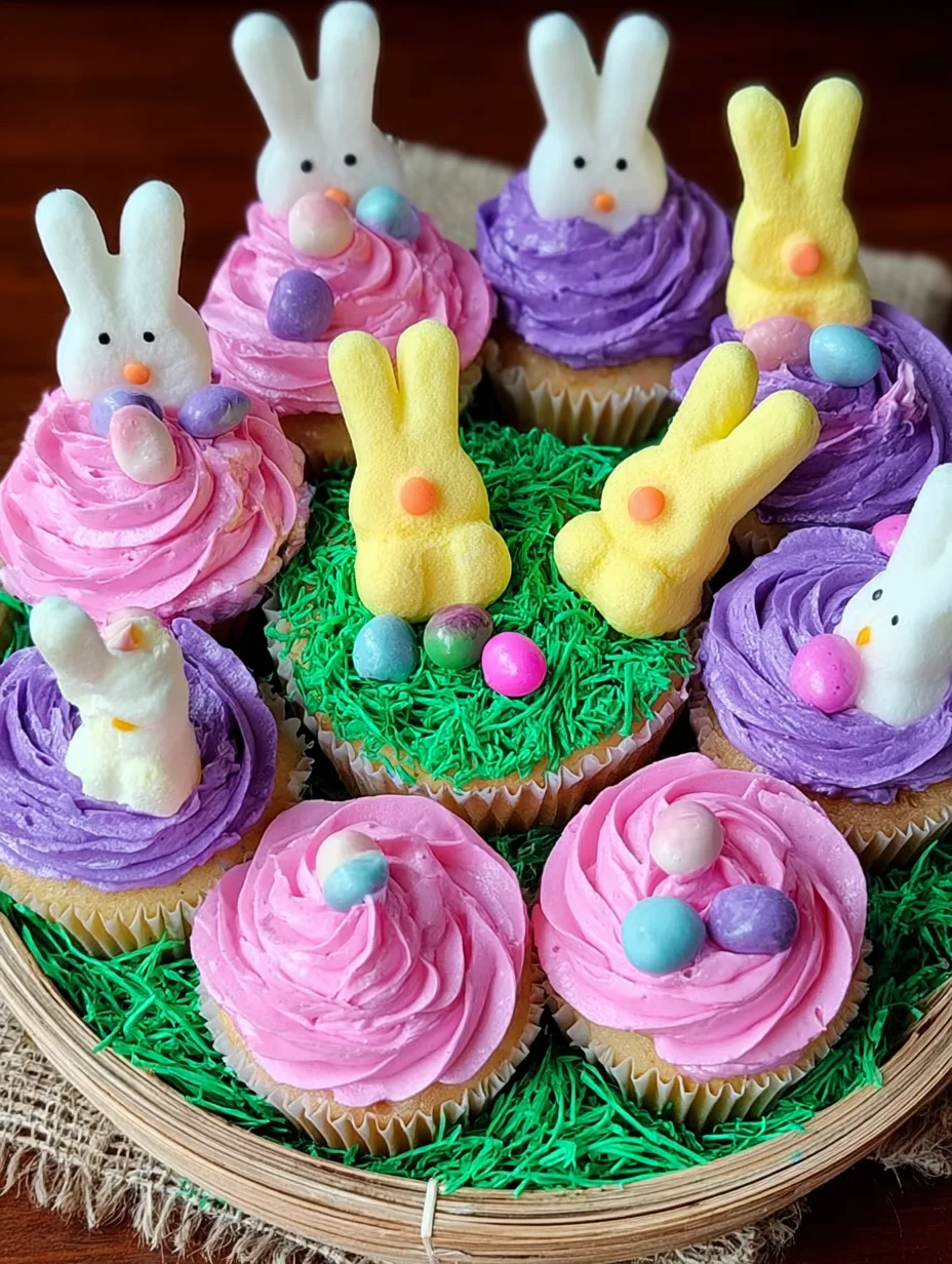 Easter Basket Cupcakes