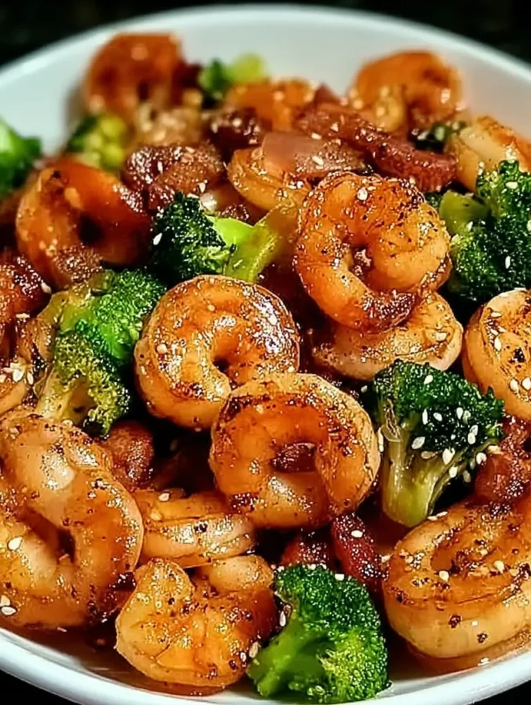 High-Protein Honey Garlic Shrimp