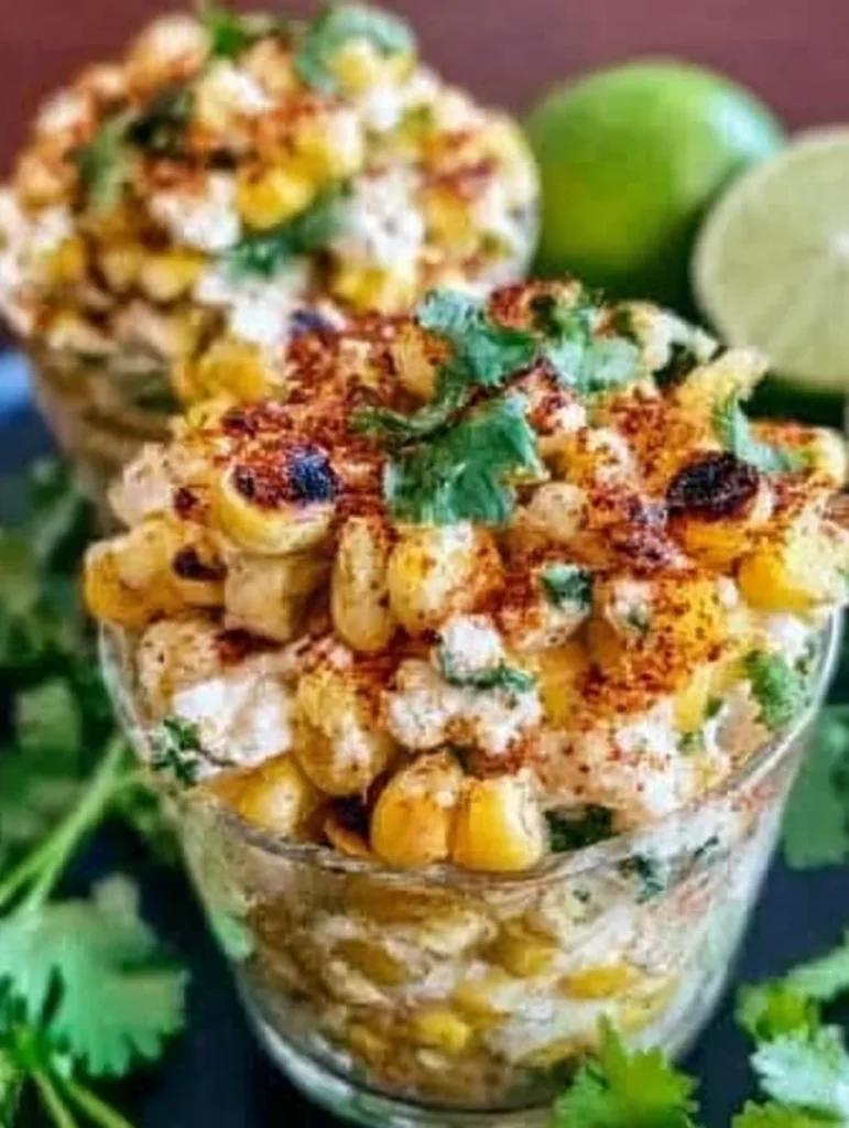 Mexican Street Corn Salad Cups