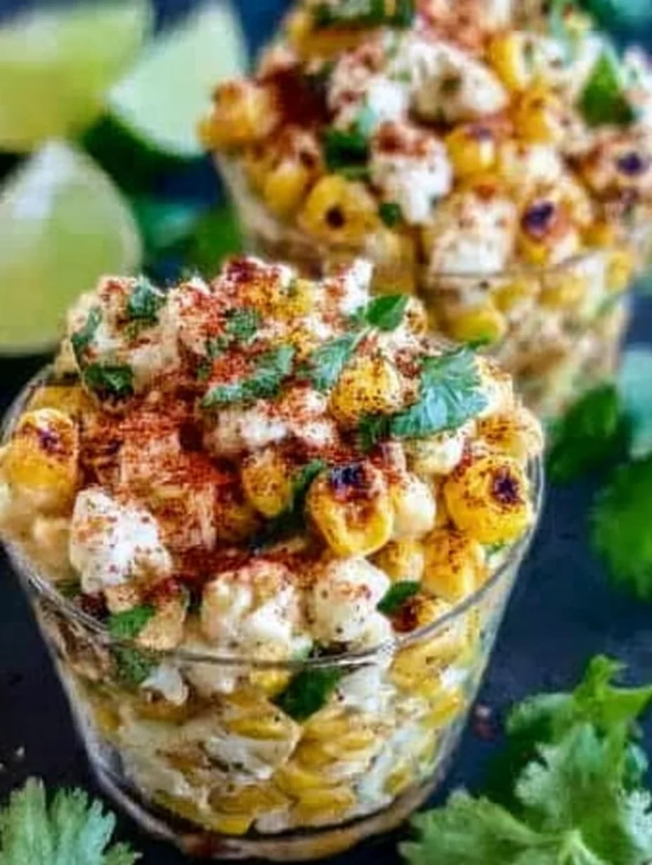 Mexican Street Corn Salad Cups