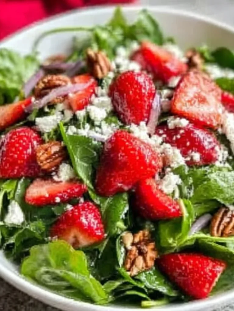 Quick Easter Strawberry Spring Salad
