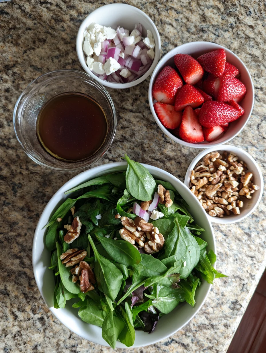 Quick Easter Strawberry Spring Salad