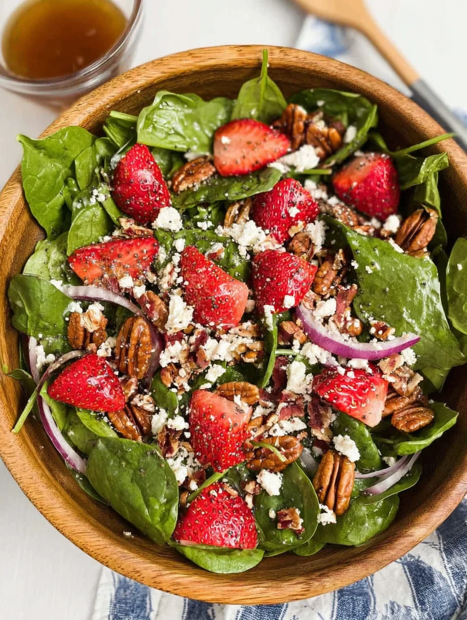 Spinach Strawberry Salad