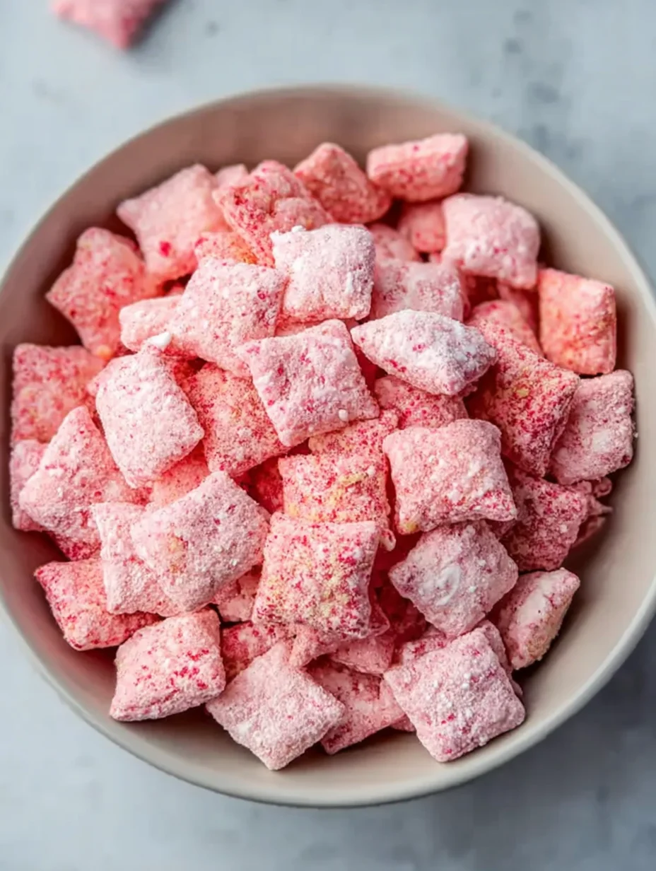 Strawberry Shortcake Puppy Chow