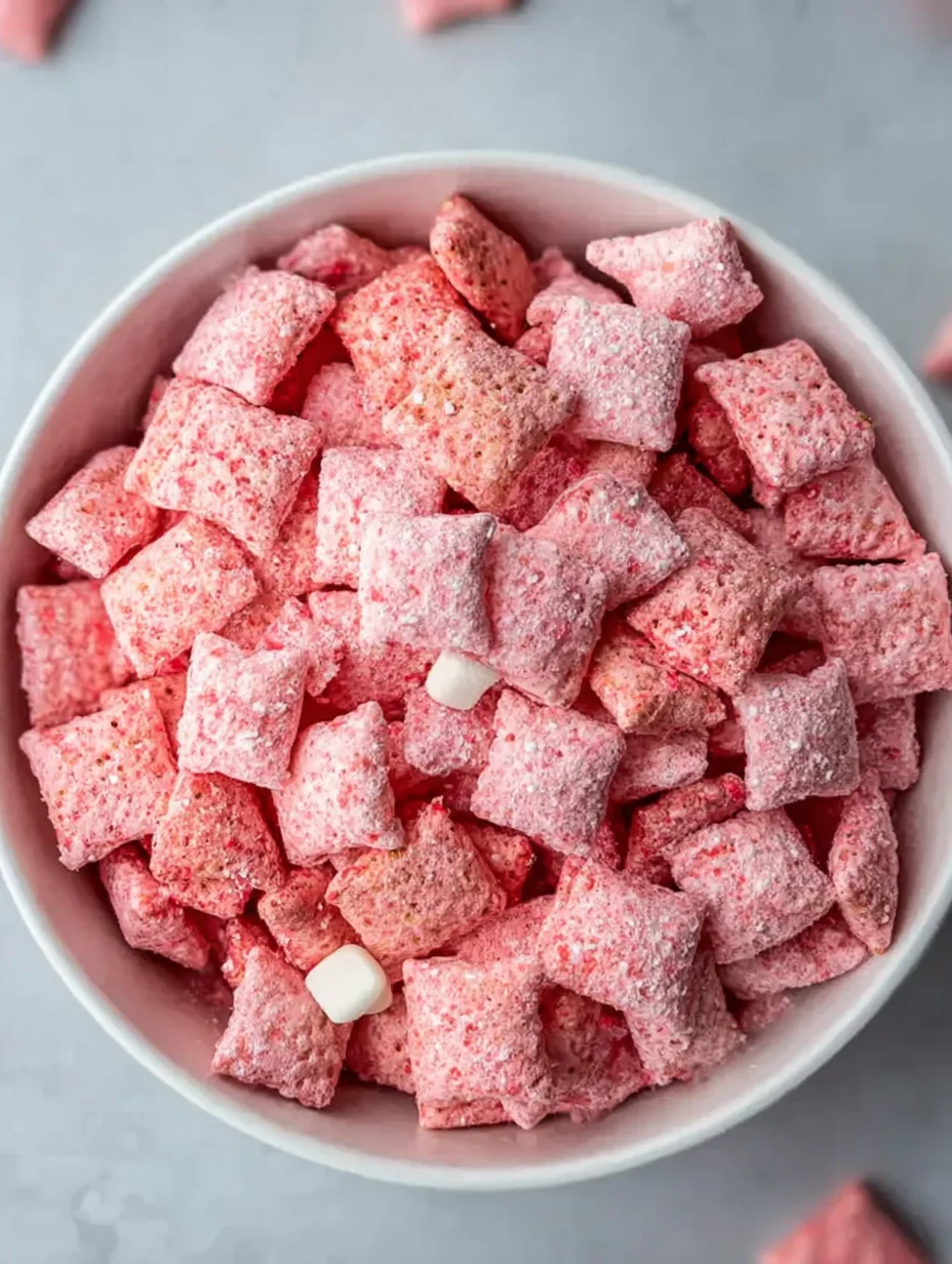 Strawberry Shortcake Puppy Chow