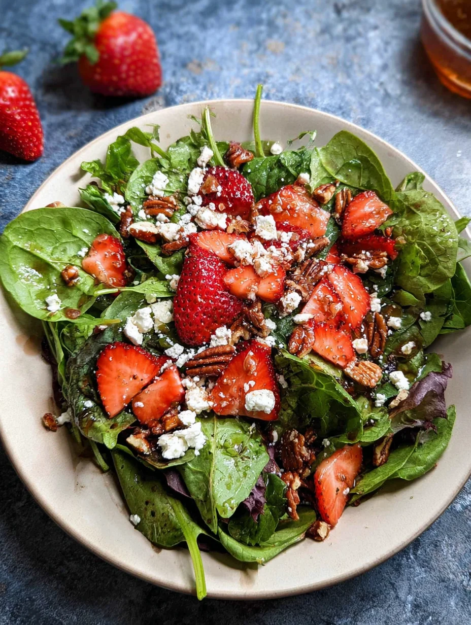 Strawberry Spinach Salad