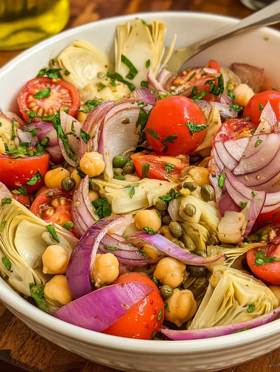 Tuscan Artichoke Tomato Salad